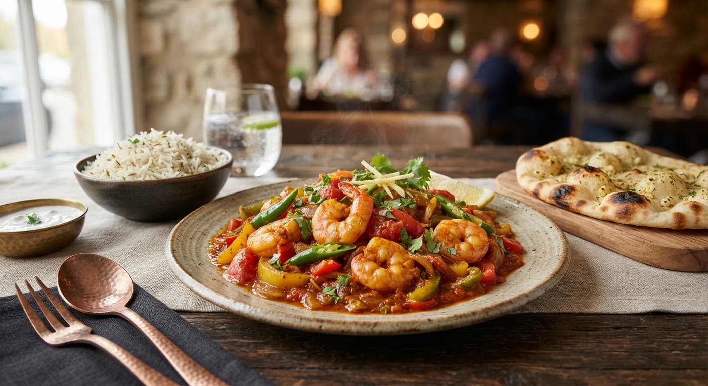 Shrimp Jalfrezei