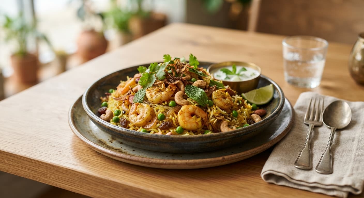 Shrimp Biryani